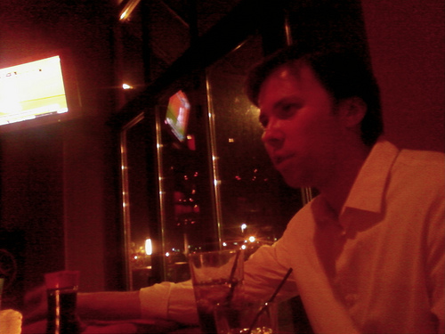 Rob at the Sushi Place in the Glen