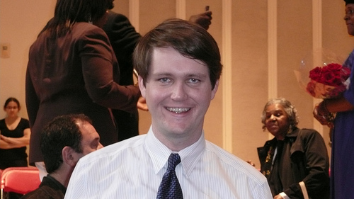 Dan at Ellen's graduation