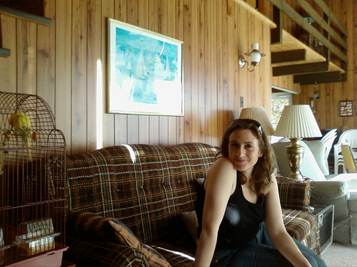 Jessica at the beach house