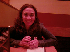 Jessica at Aladdin's (low-lighting cell phone pic)