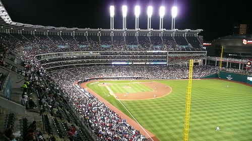 Progressive Field - 9th inning - Indians vs. Giants