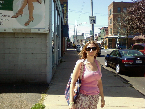 Jessica on The Strip in Pittsburgh