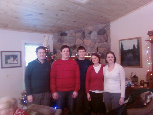 McKeown family holiday photo (proof shot)
