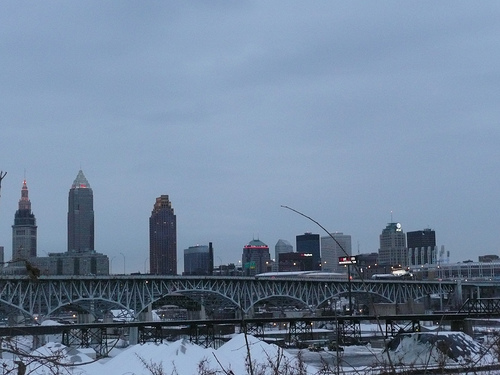 downtown Cleveland skyline